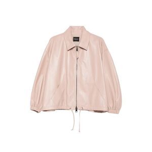 Simonetta Ravizza Pink Jackets - Leather Jackets Women